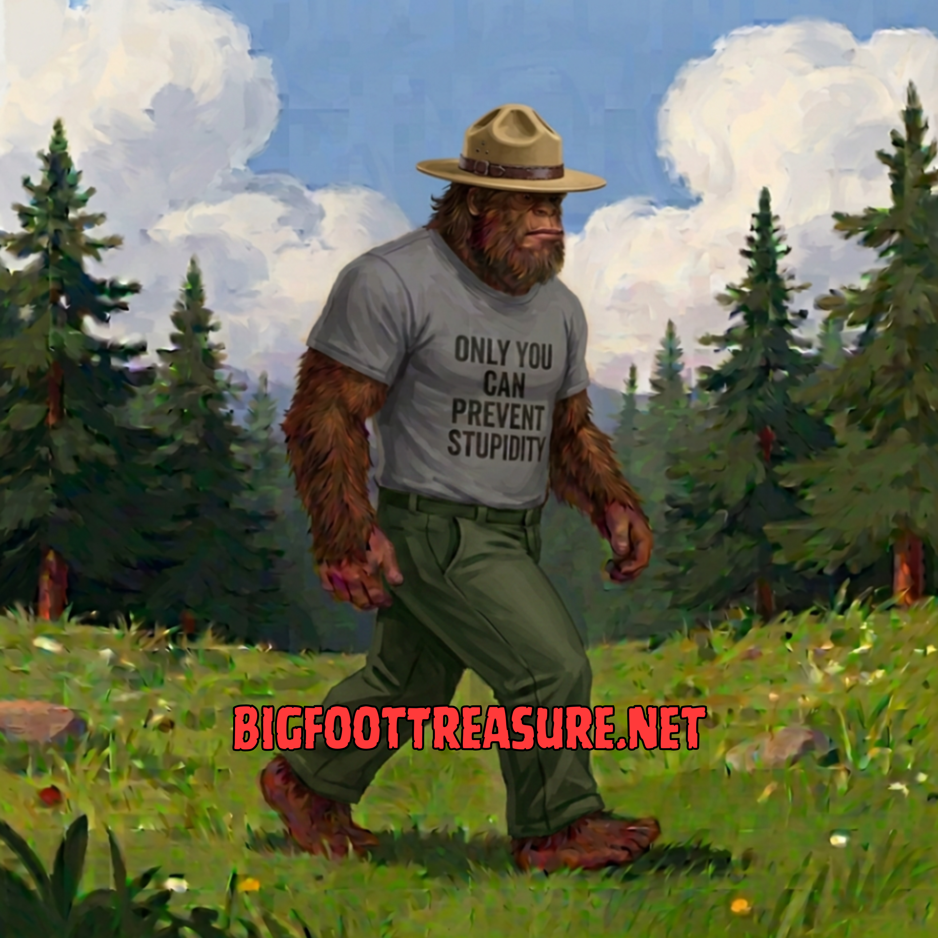 Women's Relaxed T-Shirt PNW WILDS Only You Can Prevent Stupidity