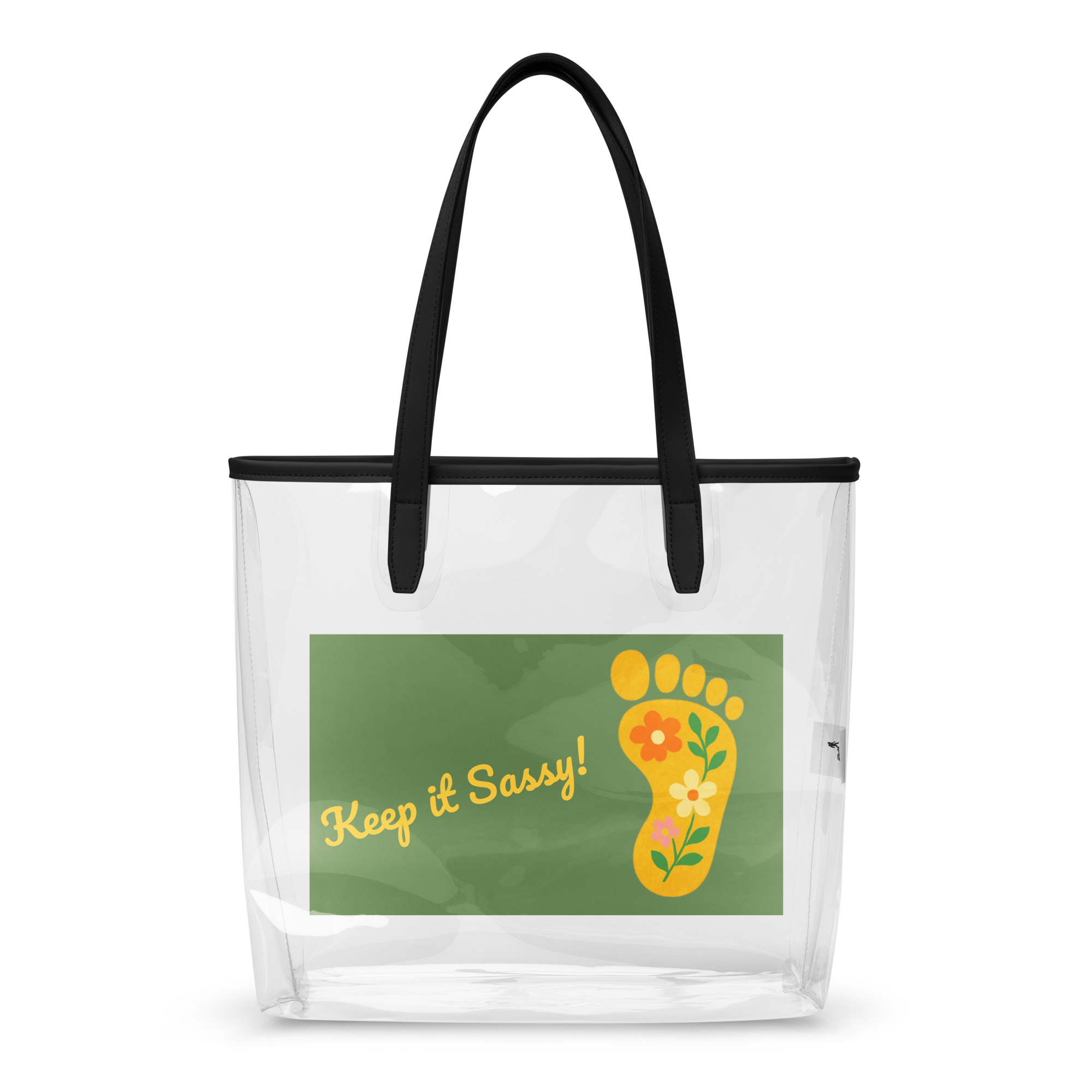 Keep it Sassy! Clear Tote Bag - LIMITED EDITION SUMMER 2026