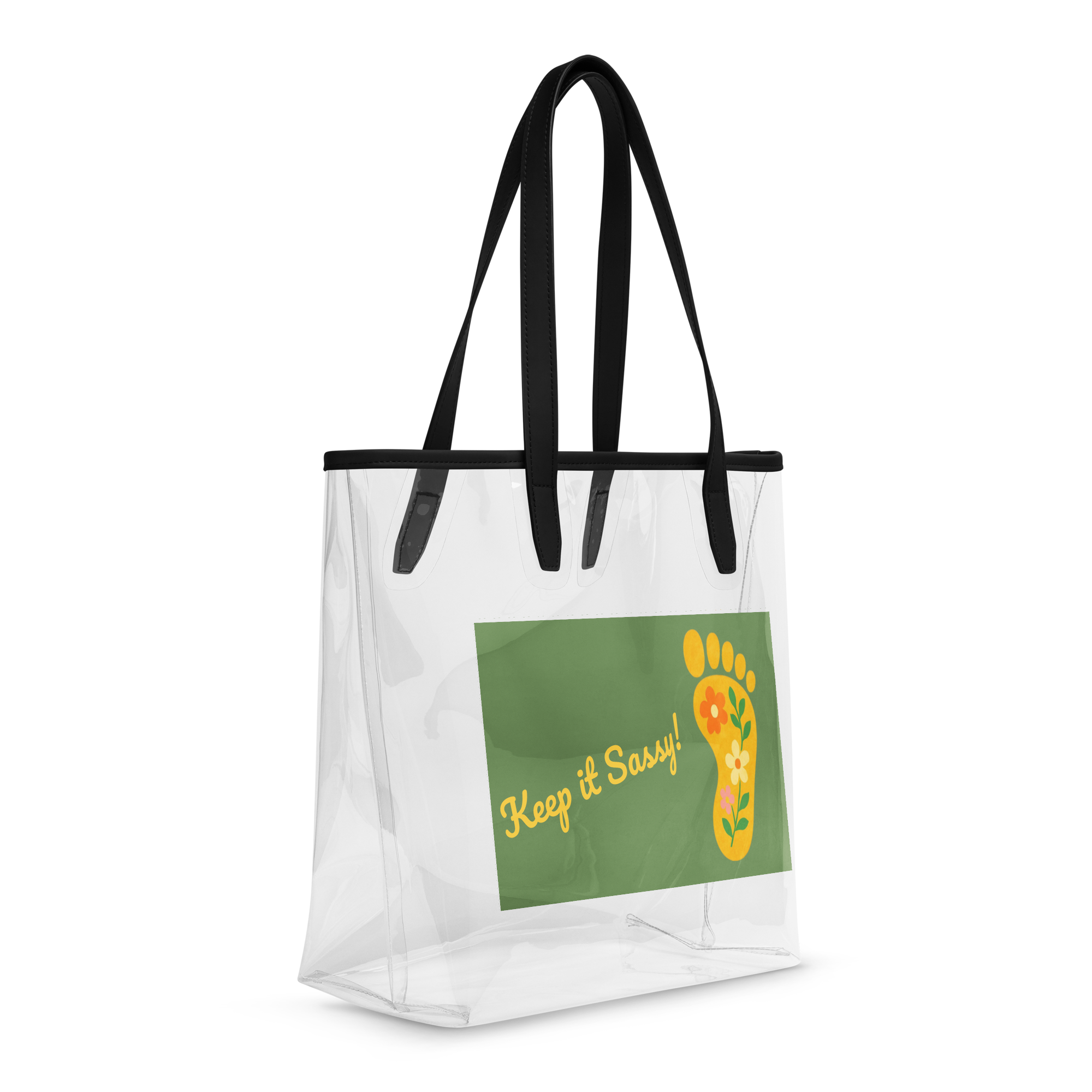 Keep it Sassy! Clear Tote Bag - LIMITED EDITION SUMMER 2026