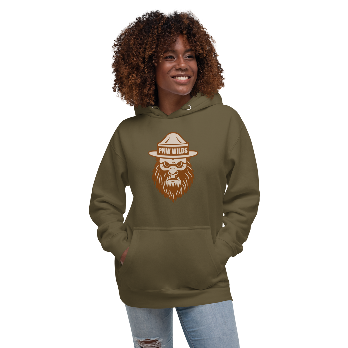Bigfoot Ranger PNW WILDS Unisex Hoodie